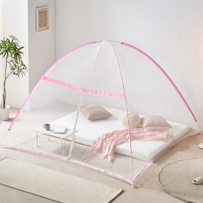 ALTTEURI 夜光 一觸即開 蚊帳, 粉紅色