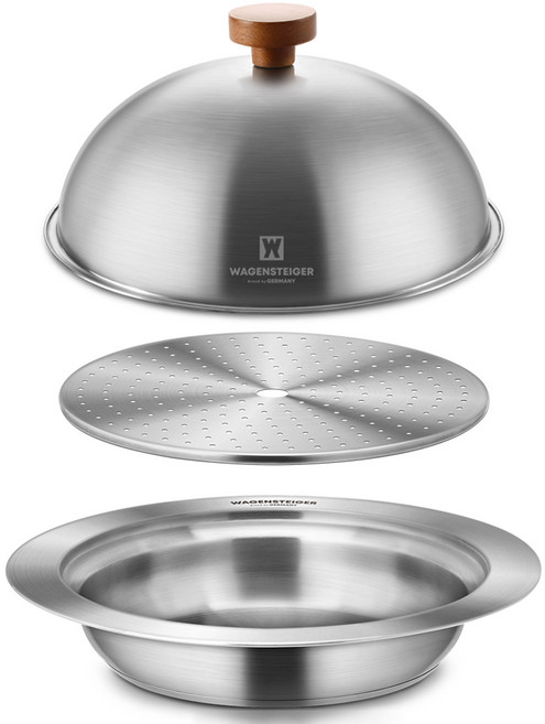 WAGENSTEIGER IH全不鏽鋼蒸鍋 + 隔熱蓋組, 24cm, 1組