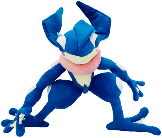 PoKeMoN 寶可夢 甲賀忍蛙玩偶, 1個, 25cm, 混合色