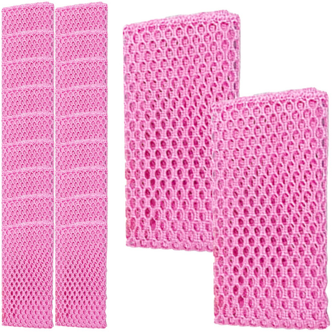 월드크린 망사 수세미 핑크, 1개입, 20개