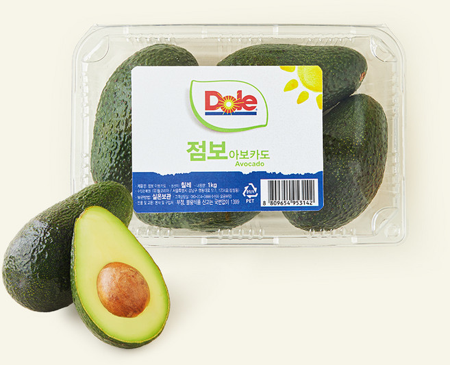 Dole 칠레산 점보 아보카도, 1kg, 1개
