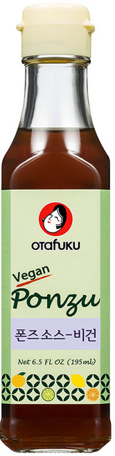 오타후쿠 폰즈 소스 비건, 195ml, 1개