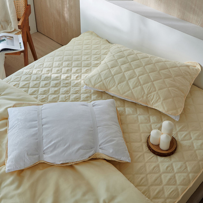 데시뉴 뉴노멀 향균 누빔 베개커버 이중 밴딩형