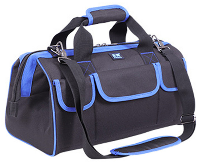 블럭마트 멀티 포켓 공구가방 블루, 1개