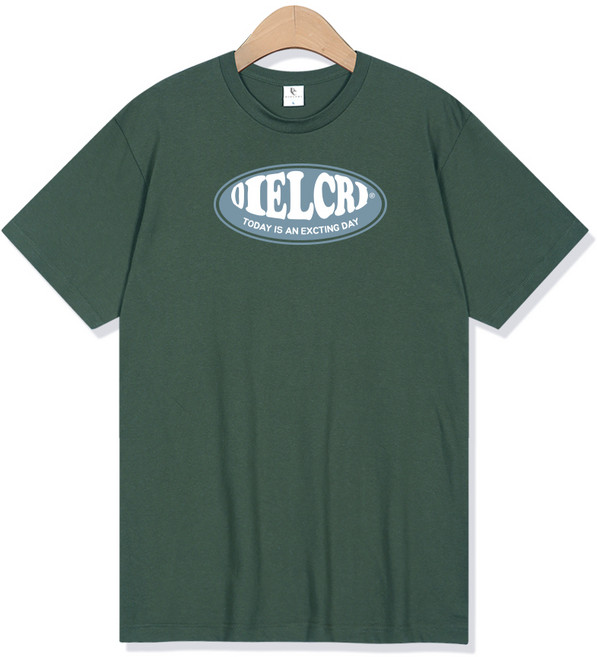 디엘크리 남녀공용 DEC 렌즈빅 엠블럼 17수 통기성 반팔 티셔츠