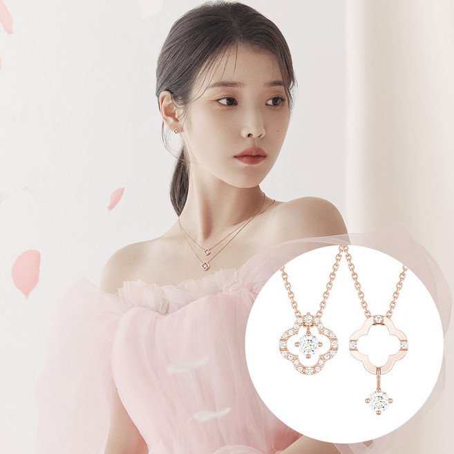 J.ESTINA 女款 CLOVIA DUELLO 項鍊 + 購物袋