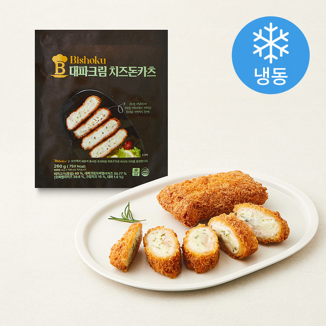 상신종합식품 비쇼쿠 대파크림 치즈돈카츠 (냉동), 260g, 1개