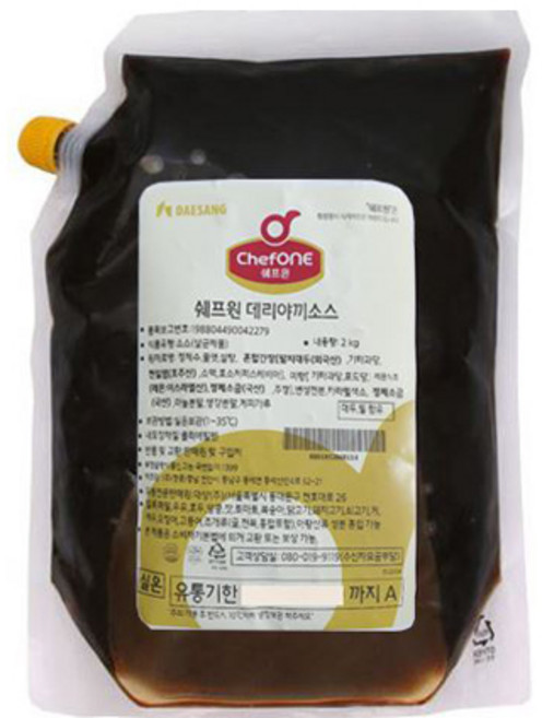 쉐프원 데리야끼 소스, 2kg, 1개