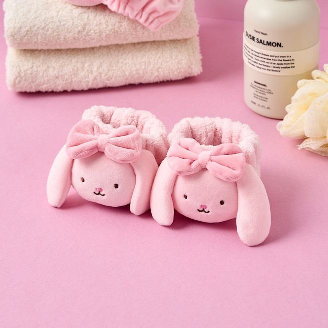 모던하우스 해피스프링 손목세안밴드 2P 래빗 5 x 8 cm, 혼합색상, 1개