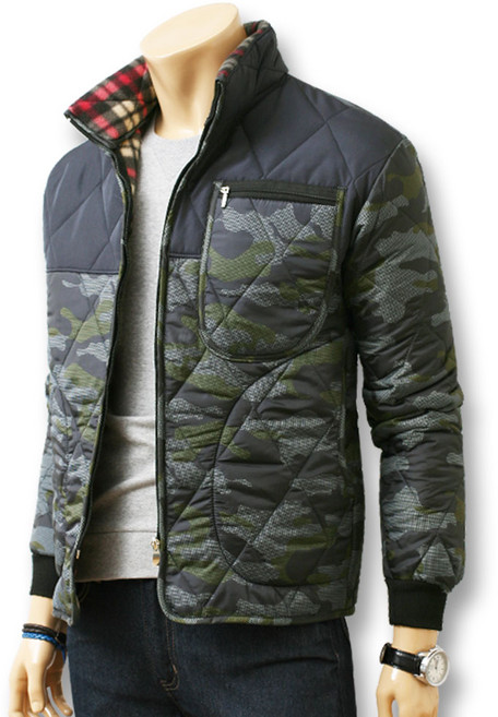 블루포스 남성용 미던크 기모 경량 패딩 점퍼