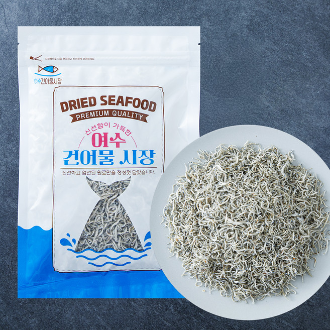 여수 건어물 시장 짜지않은 어린이 순살 멸치, 1개, 100g