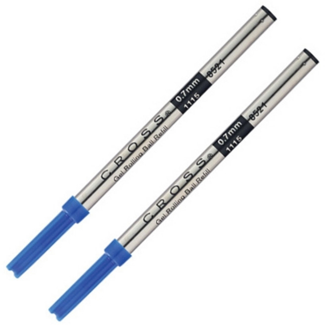 크로스 수성펜 리필심 0.7mm, 아포제 블루, 2개