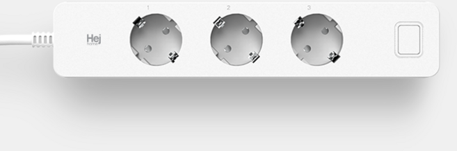 헤이홈 스마트 멀티탭 3구 GKW-PS031, 1.4m, 1개