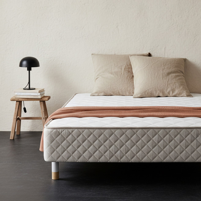chaewoori 다온 일체형 본넬 단면 매트리스, 베이지