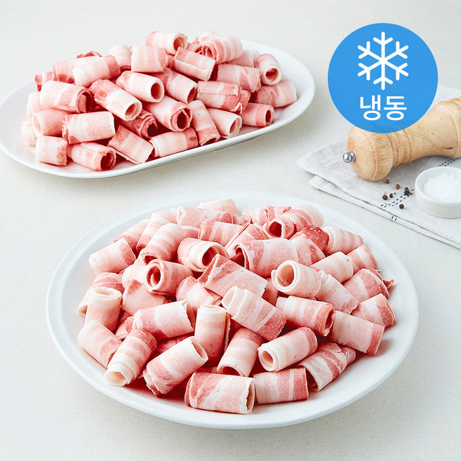 수입산 돌돌말이 대패 삼겹살 (냉동), 1개, 3kg