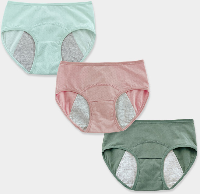 주니데이 파스텔 안심 학생 팬티 3종 세트