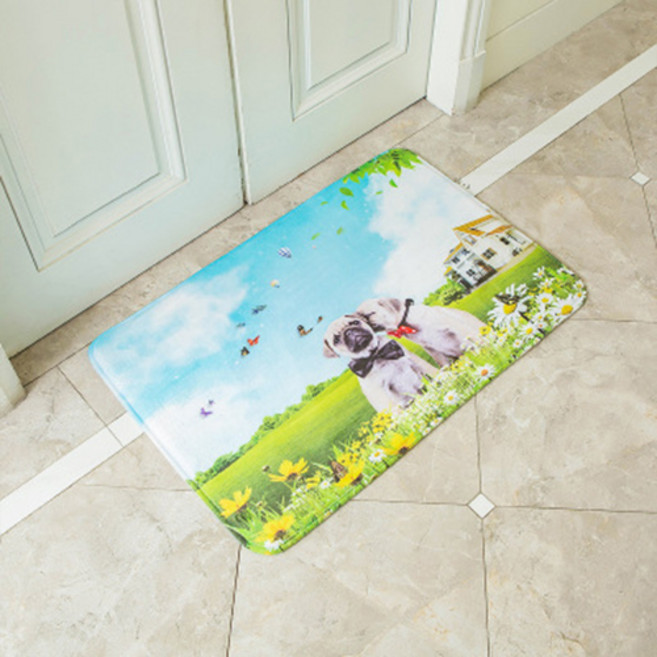 다양한 풍경 발매트, 퍼그부부