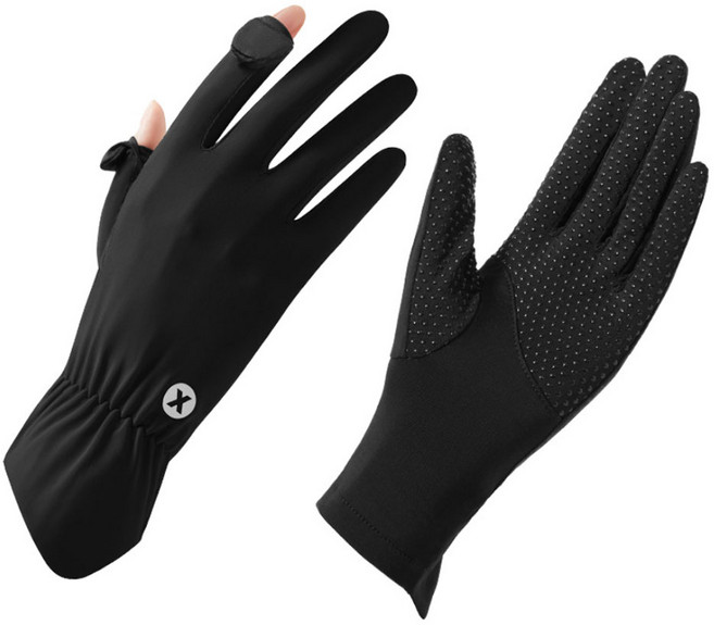 여성용 지앤와이 슬림 여름 선스크린 터치 2컷 장갑 양손착용 논슬립롱