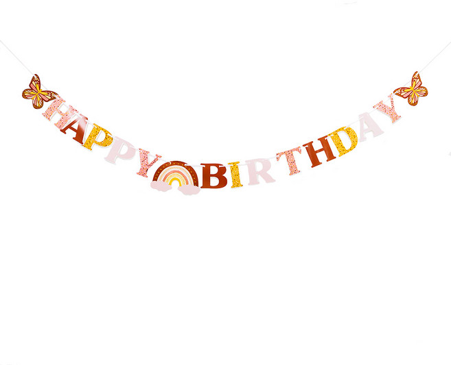 Grabo 生日掛旗組, 彩虹, 1套