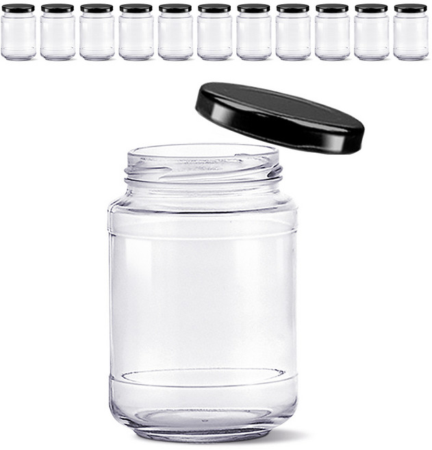 미르코리아 기획유리병 500 MK490, 12개, 480ml