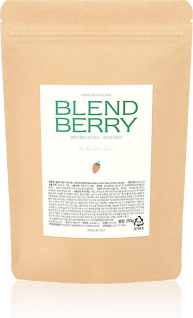 블렌드베리 화이트바닐라 제모 하드 왁스, 250g, 1개