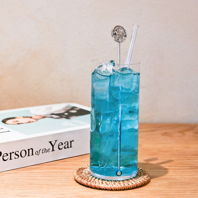 크리슨 퓨어 크리스탈 일자 칵테일 하이볼 글라스 420ml PRE02, 1개