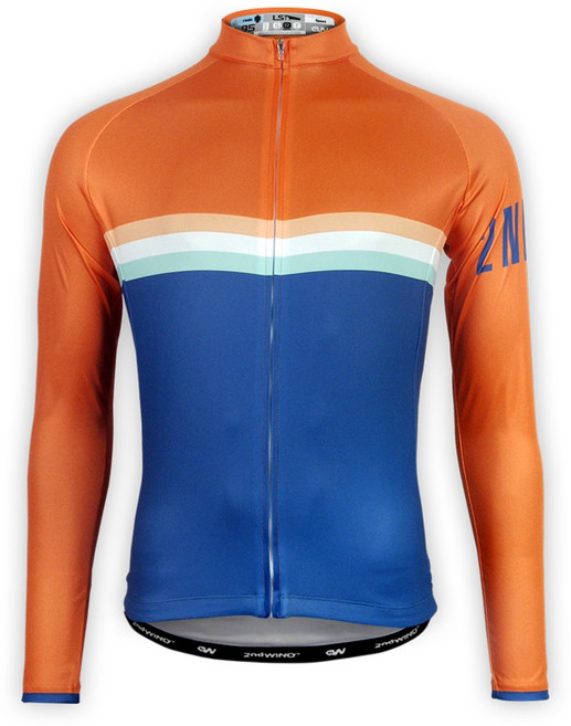 2ndwind 長袖自行車衣 JL198_Orange_Bella