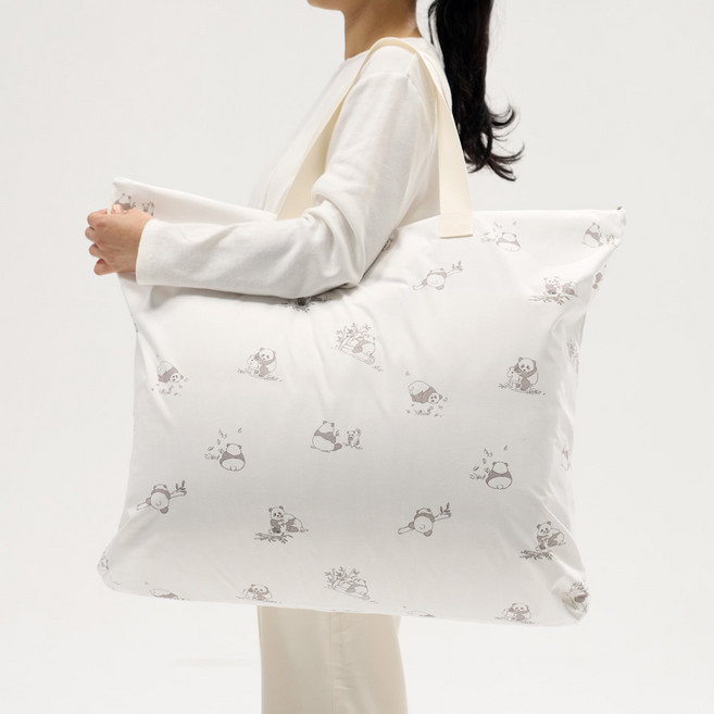 롤베이비 아동용 낮잠이불 방수가방, 팬더