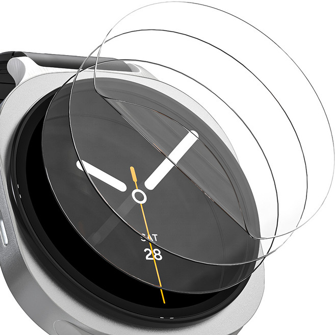 아이몰 갤럭시워치 풀커버 자가복원 TPU 액정보호필름 3p 세트, 투명, 1세트