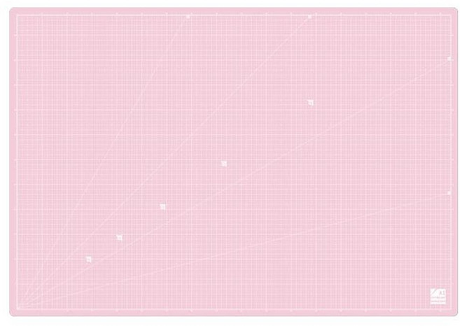 WINSTAR 半透明切割墊 A3 粉紅色, 粉色的