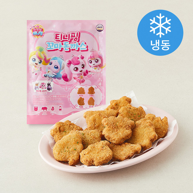 캐치티니핑 티니핑 꼬마돈까스 (냉동), 350g, 1개