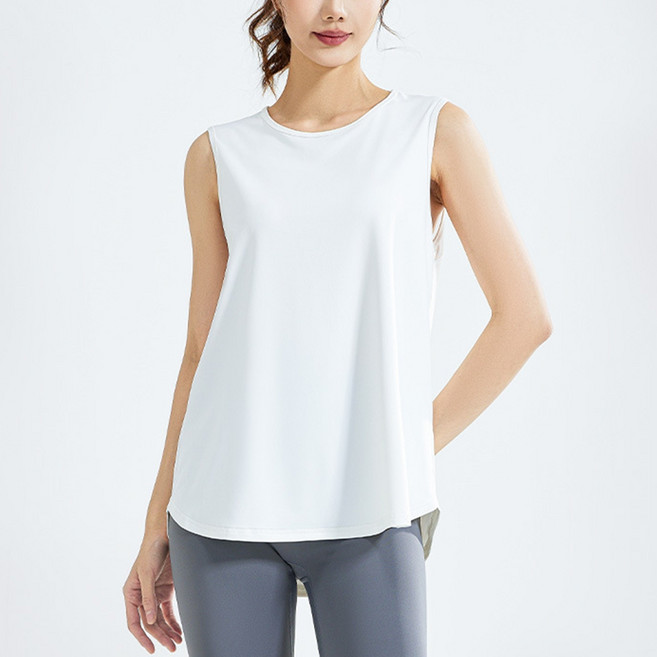 섹시헬시 여성용 루즈핏 피트니스 러닝 나시티