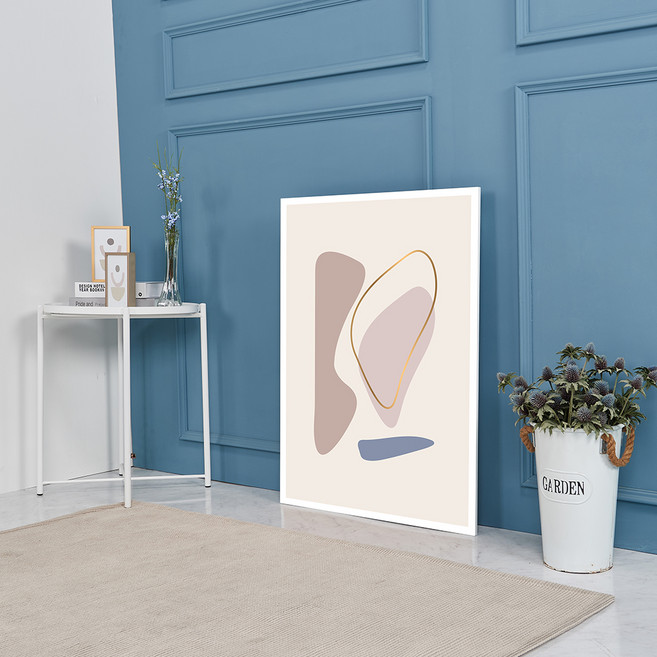 마니앤솔 높이조절 액자테이블 대, 심플아트