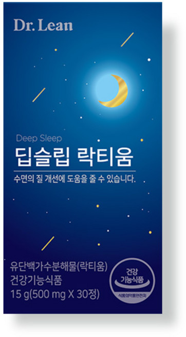 닥터린 딥슬립 락티움 영양제, 1개, 30정