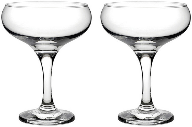 Pasabahce 帕莎帕琦 餐酒館香檳淺碟杯, 270ml, 2個