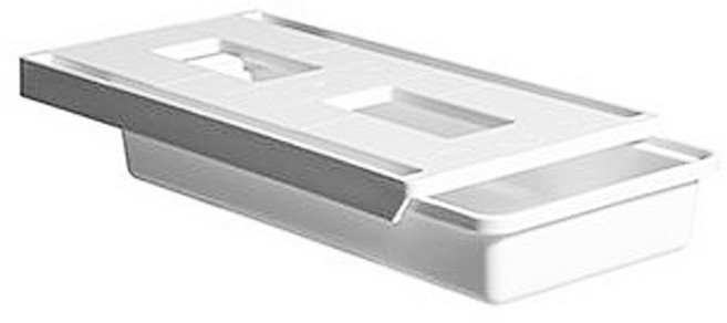 제이라이프 히든 부착형 서랍 소, 화이트, 1개