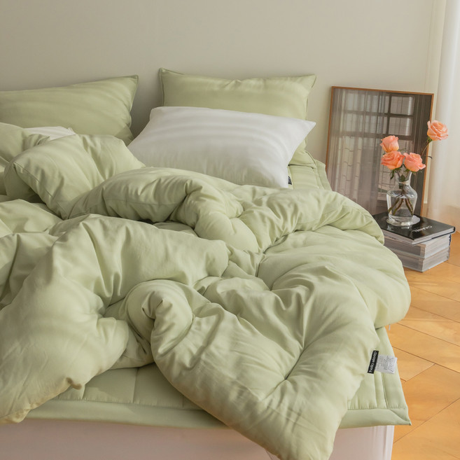 헬로우슬립 플레인 항균 소취 콜라겐 차렵이불 세트