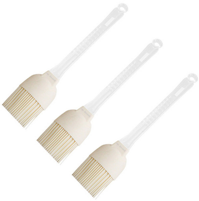 에바 실리콘 붓, 아이보리, 3개