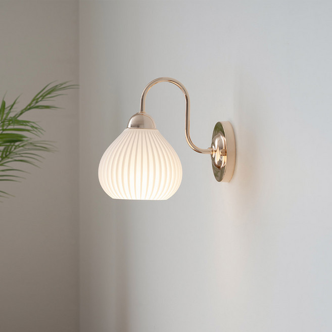 히트조명 맥케인 1등 인테리어 벽등 F7017A, 골드