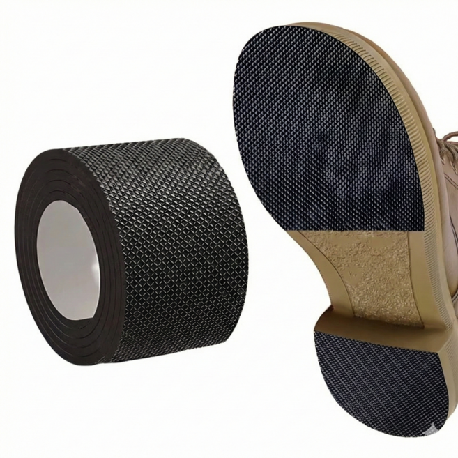 마켓피아 소음 미끄럼방지 다용도 신발 완충재 테이프 10cm x 1m x 3mm, 3개