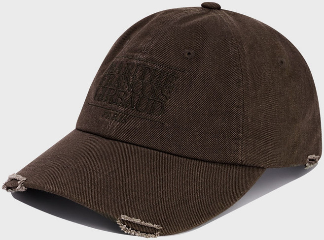 MaritheFrancoisGirbaud CLASSIC LOGO DAMAGED OVERFIT CAP