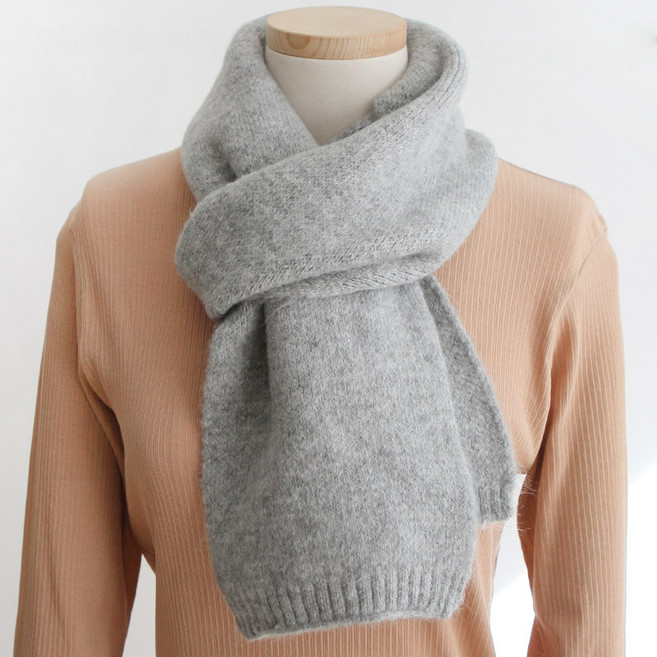 바비수 프렌즈 컬러 니트 머플러