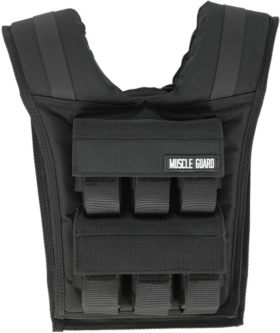 머슬가드 무게조절 중량조끼, 블랙, 12kg