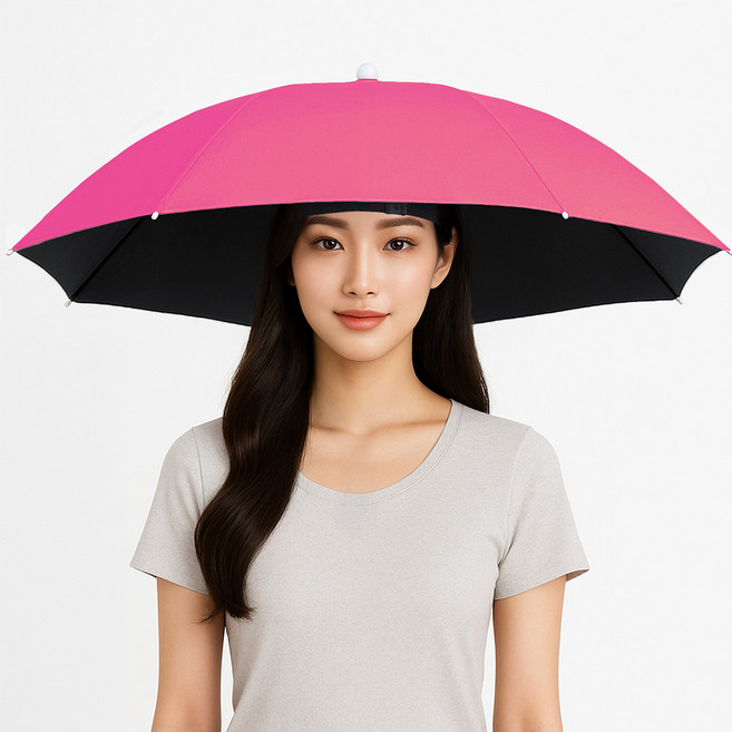 준성 접이식 모자형 우산