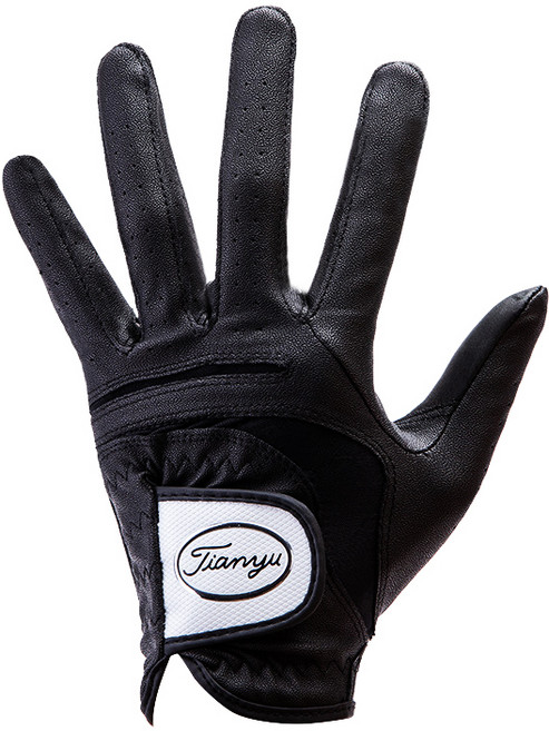 보나리빙 스포츠 가죽 골프 장갑 왼손, 블랙