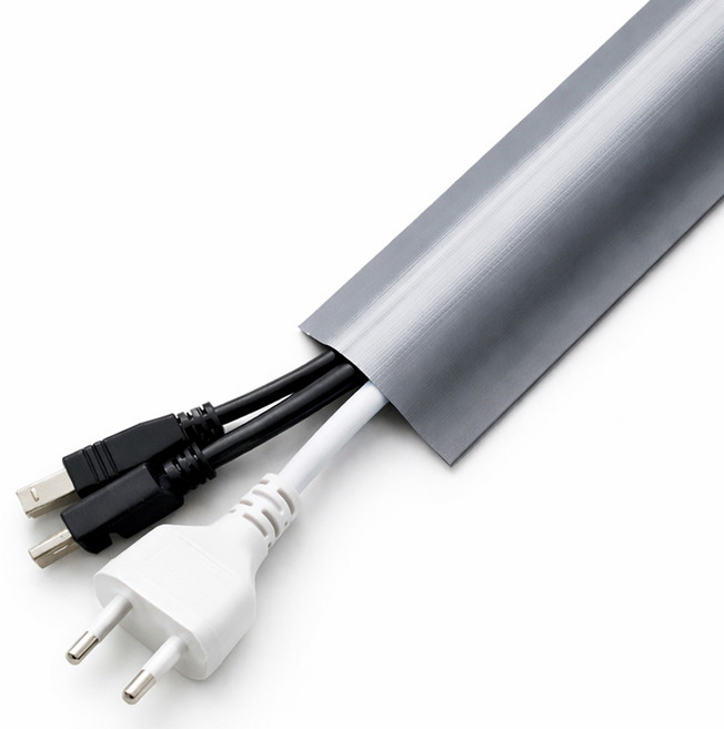 주식회사아텍스 잘라쓰는 전선 케이블 몰딩, 그레이, 1개