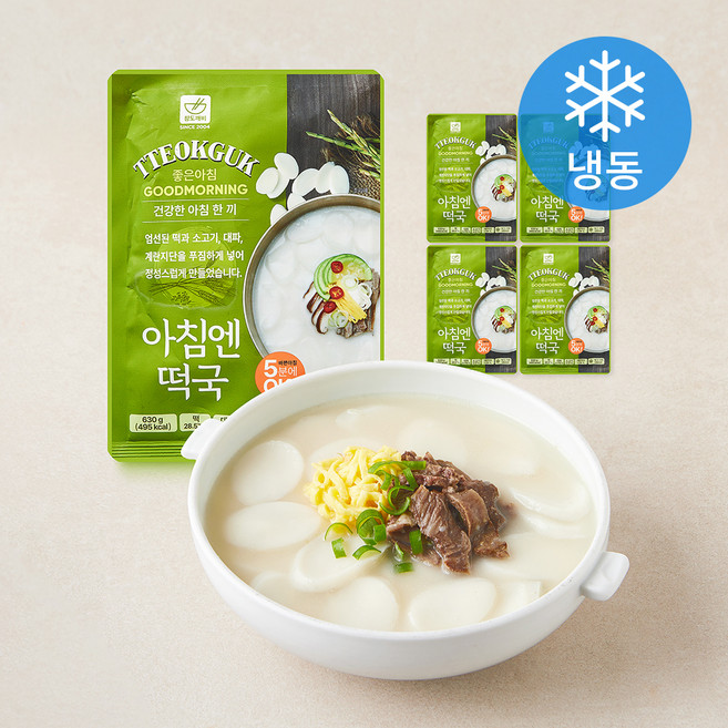 참도깨비 아침엔 떡국 (냉동), 630g, 5개