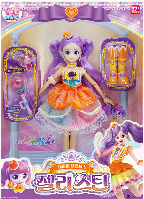 캐치티니핑 재미의 프린세스 젤리스틴 인형 패키지, 혼합색상, 1개