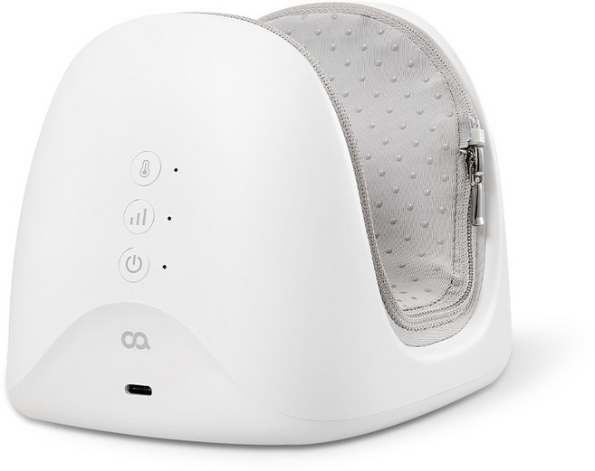 오아 힐스케어 무선 손목 발목 온열 공기압 손안마기, OMS-016WH, 혼합색상