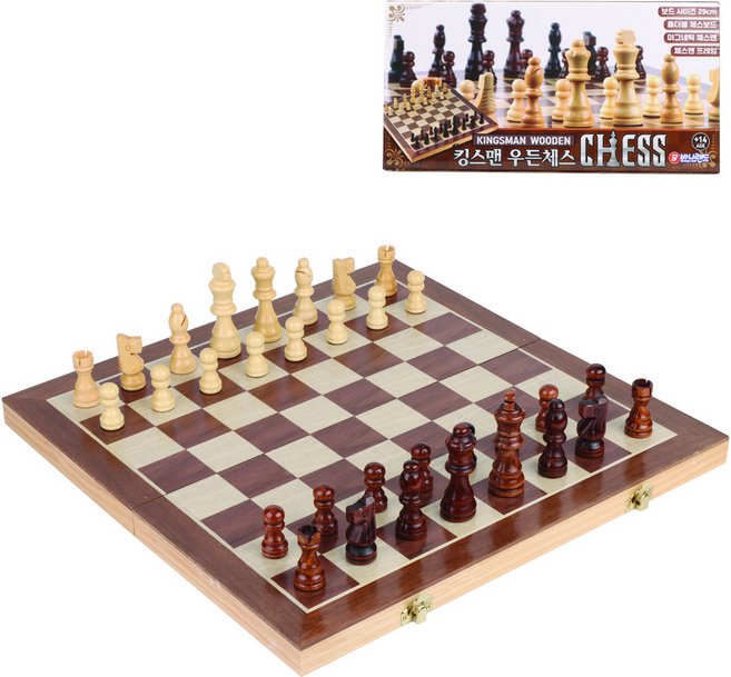 바니랜드 킹스맨 우든체스 29 x 29 cm, 혼합색상, 1개